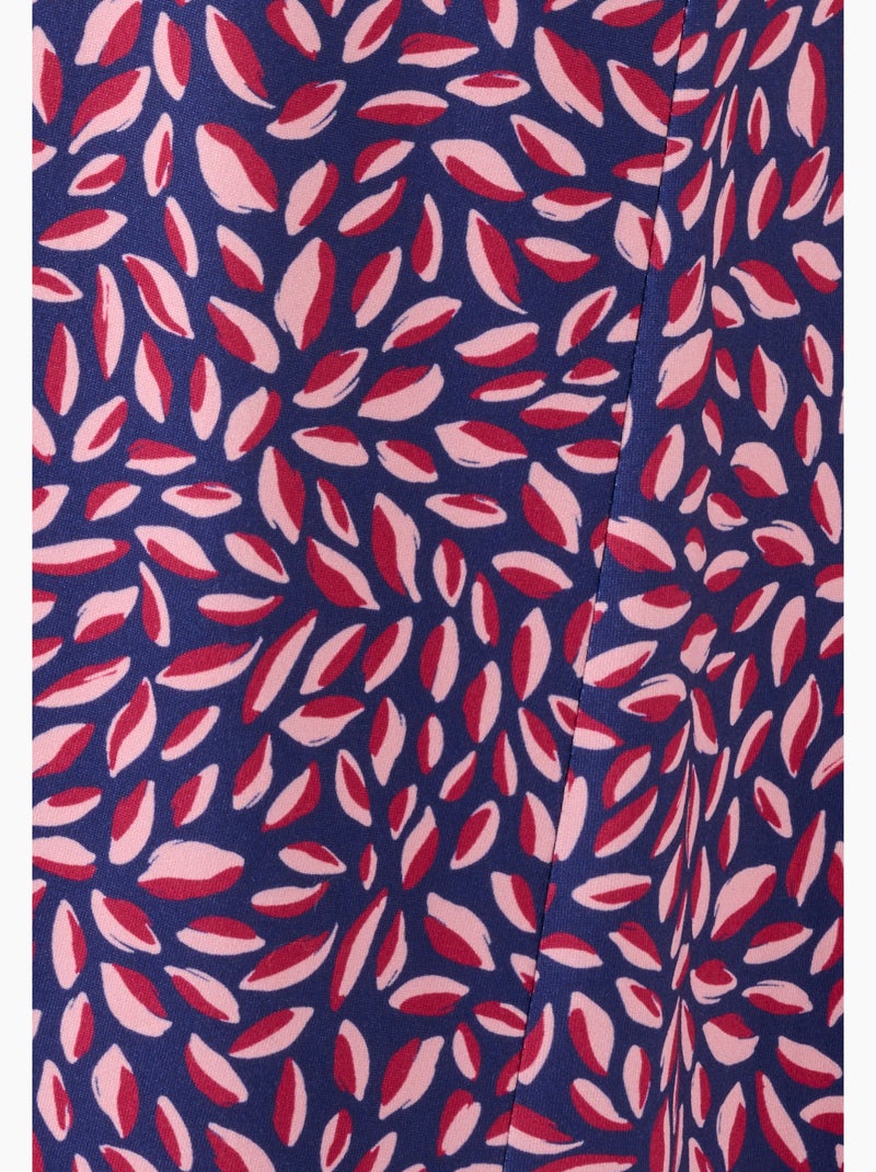 Jupe maille chaude à panneaux - damart Blanc Bordeaux - Kiabi