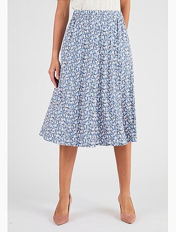 Jupe maille chaude à panneaux - Damart