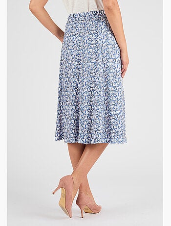 Jupe maille chaude à panneaux - Damart