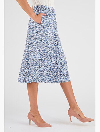 Jupe maille chaude à panneaux - Damart