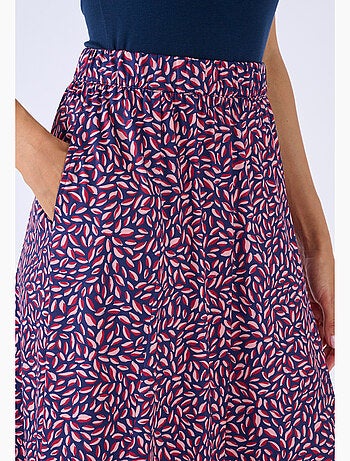 Jupe maille chaude à panneaux - Damart