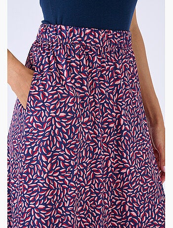 Jupe maille chaude à panneaux - Damart