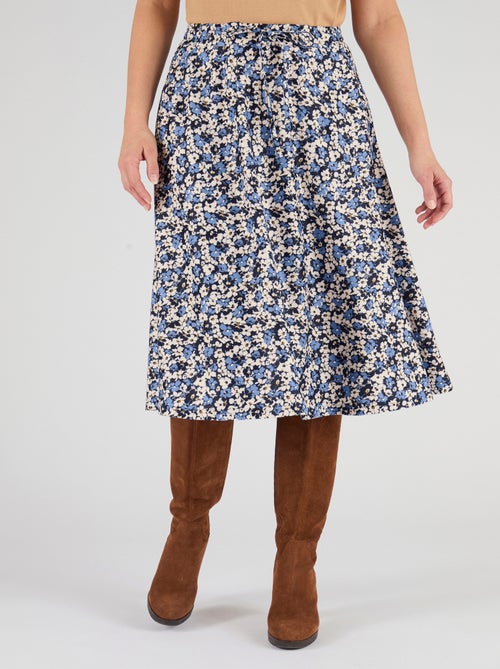 Jupe maille crêpe stretch - Damart - Kiabi