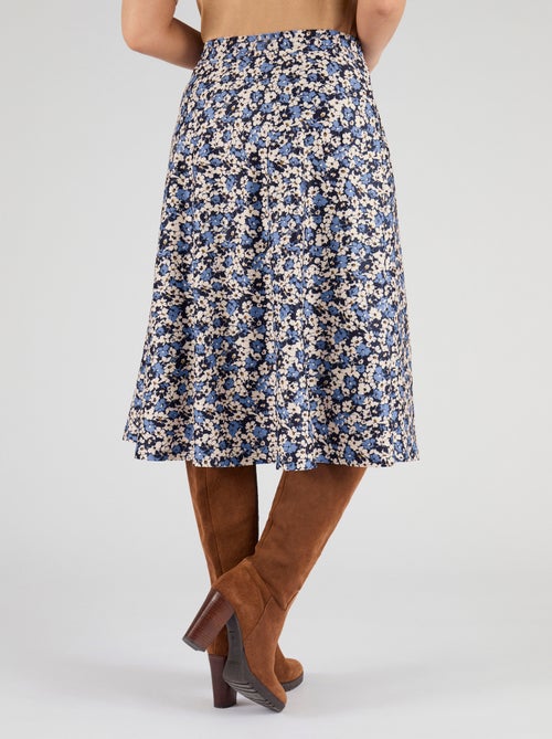 Jupe maille crêpe stretch - Damart - Kiabi