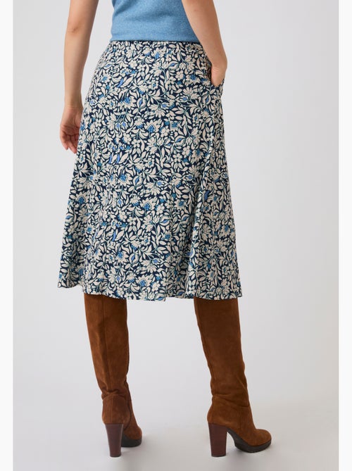 Jupe maille crêpe stretch - Damart - Kiabi