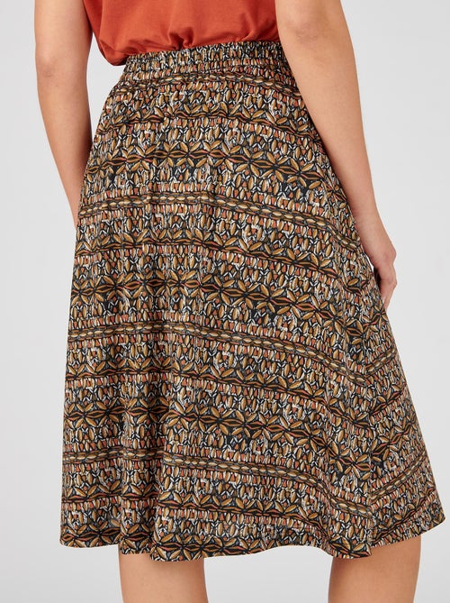 Jupe maille crêpe stretch - Damart - Kiabi