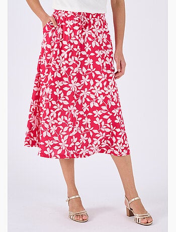 Jupe maille crêpe stretch - Damart