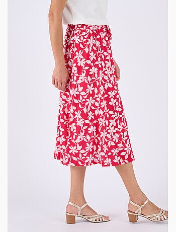 Jupe maille crêpe stretch - Damart