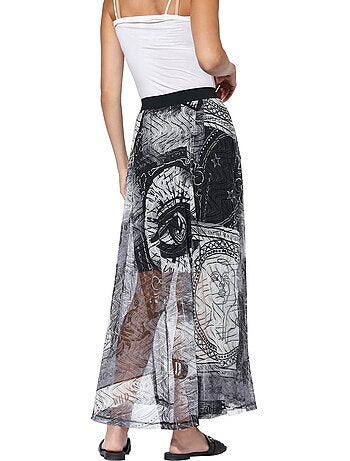 Jupe Maille Imprimé Mode - Taille Standard - helline