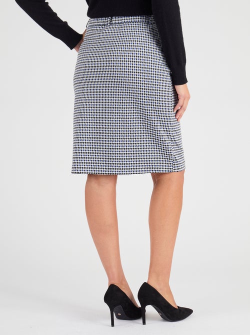 Jupe maille milano jacquard - Damart - Kiabi
