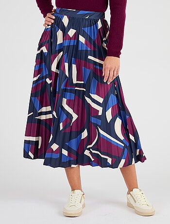 Jupe maille, plissé soleil - Damart