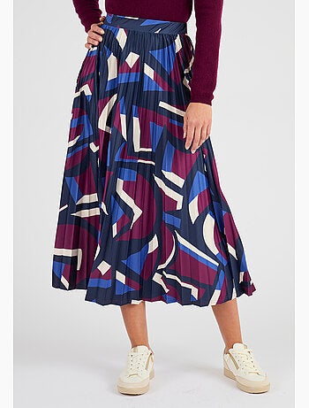 Jupe maille, plissé soleil - Damart
