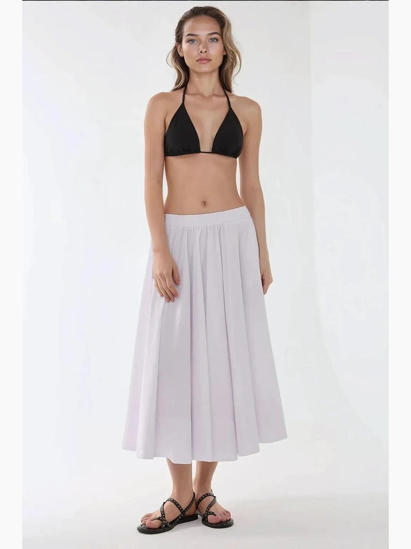 Jupe maxi a-form fit hiccup Blanc - Kiabi