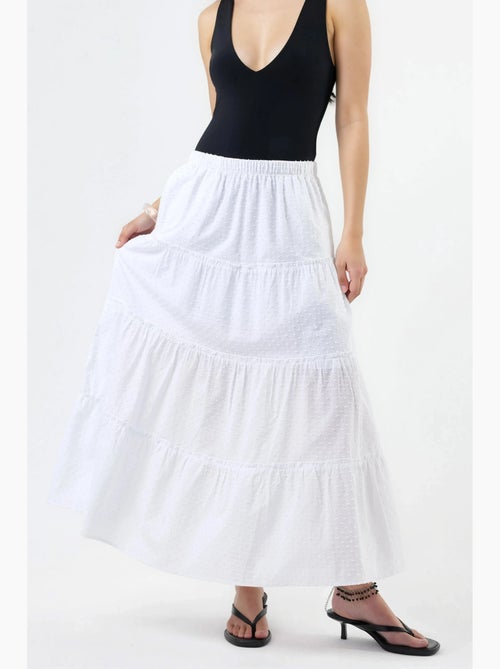 Jupe maxi texturée busem - Kiabi Jupe maxi texturée busem - Kiabi