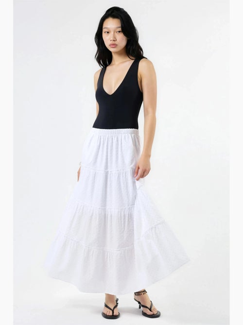 Jupe maxi texturée busem - Kiabi Jupe maxi texturée busem - Kiabi