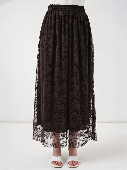 Jupe maxi trapèze taille haute à fleurs bdart - Kiabi Jupe maxi trapèze taille haute à fleurs bdart - Kiabi