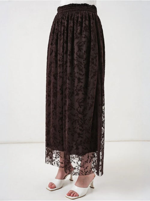 Jupe maxi trapèze taille haute à fleurs bdart - Kiabi Jupe maxi trapèze taille haute à fleurs bdart - Kiabi