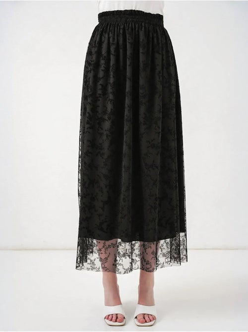 Jupe maxi trapèze taille haute à fleurs bdart - Kiabi Jupe maxi trapèze taille haute à fleurs bdart - Kiabi
