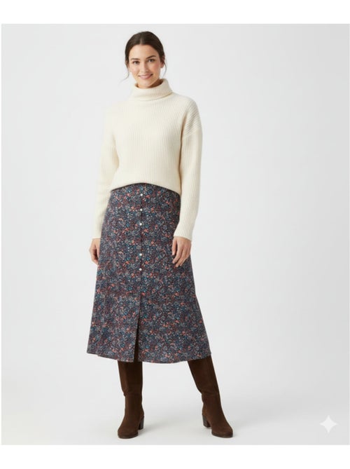 Jupe mi longue - Terre de Marins - Kiabi