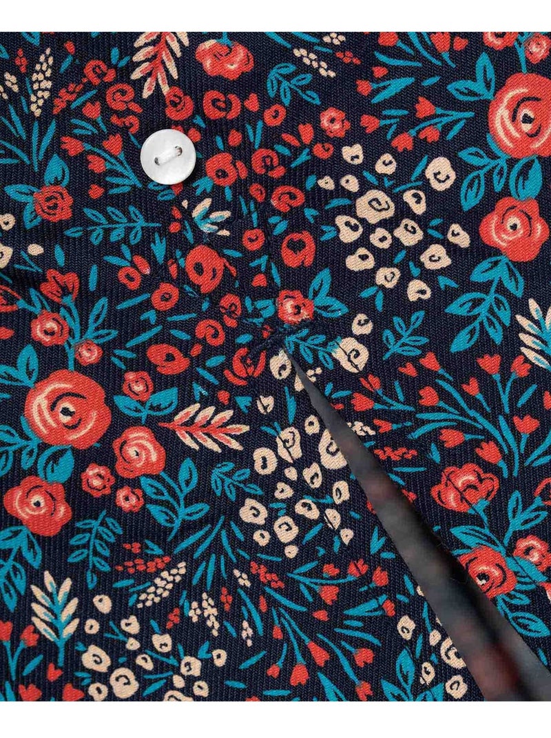 Jupe mi longue - Terre de Marins Rose - Kiabi