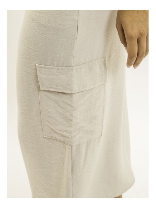 Jupe mi-longue cargo XILITA - Kiabi