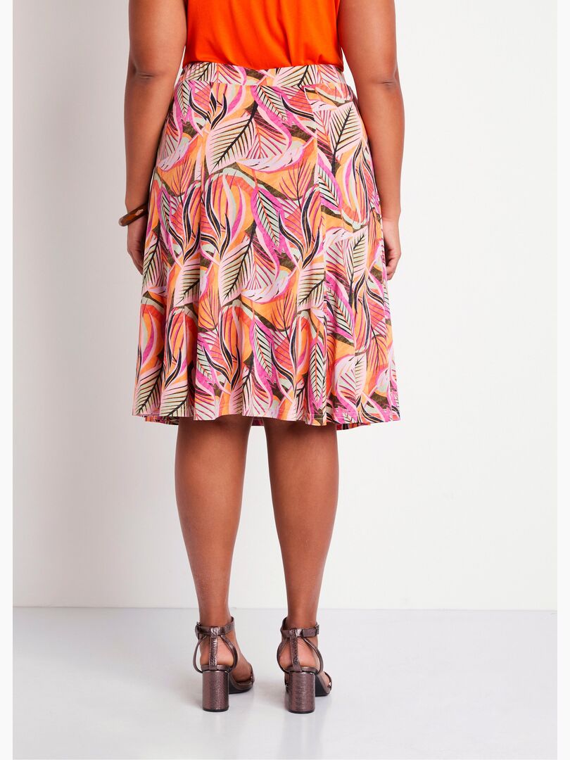Jupe Midi évasée Jaune, Femme, Taille 14, Marque Warehouse, En Polyester, Occasion Parfait état