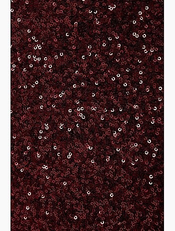 Jupe midi à paillettes avec fente hiccup