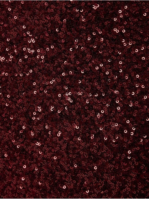 Jupe midi à paillettes avec fente - Kiabi