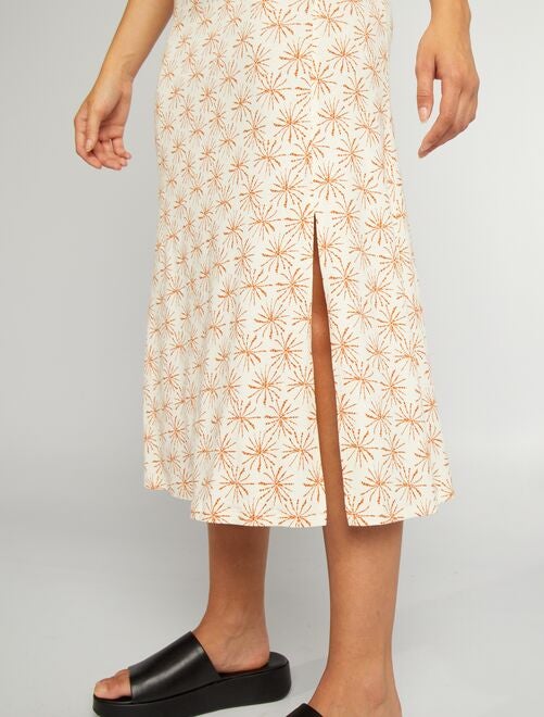 Jupe KIABI Taille 40 - Rose - Style Mini - Neuve Sans étiquette - Coton Mélangé