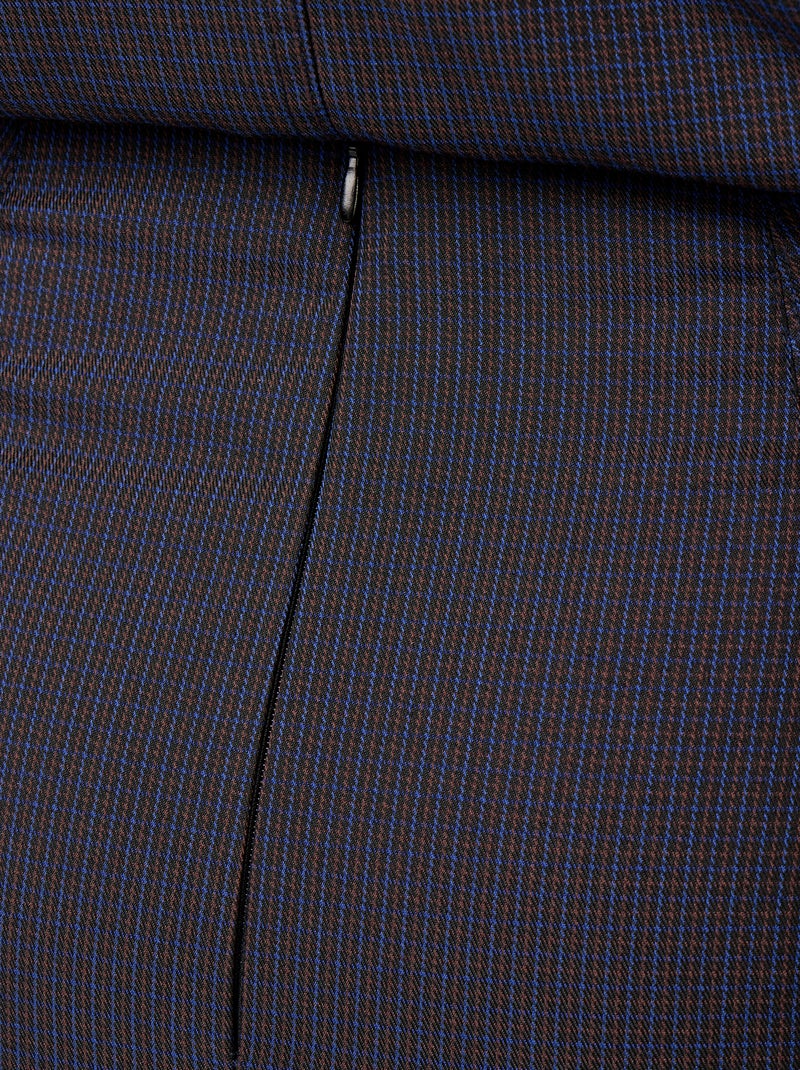 Jupe midi coupe moulante Bleu - Kiabi