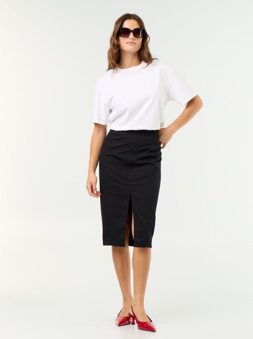 Jupe midi coupe moulante - Kiabi Jupe midi coupe moulante - Kiabi