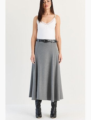 Jupe midi femme lucci