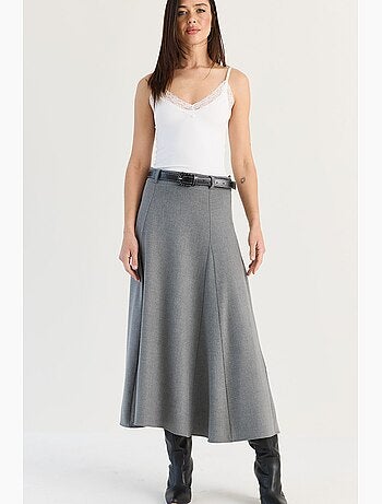 Jupe midi femme lucci