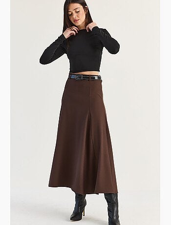 Jupe midi femme lucci