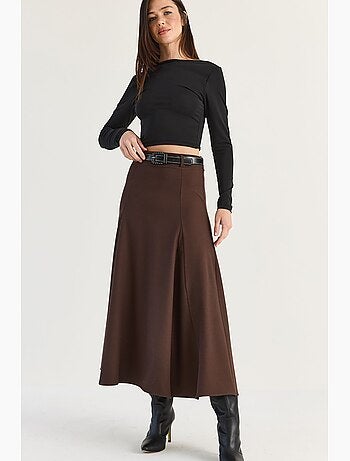 Jupe midi femme lucci