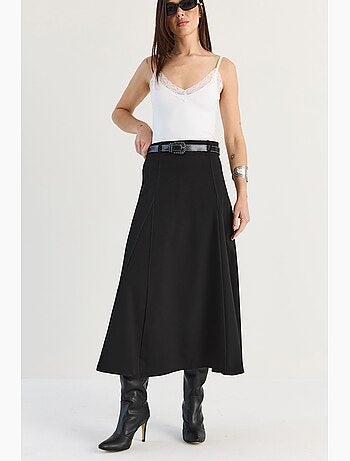 Jupe midi femme lucci