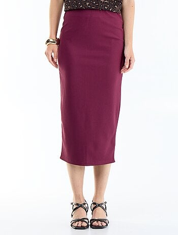 Jupe midi forme crayon