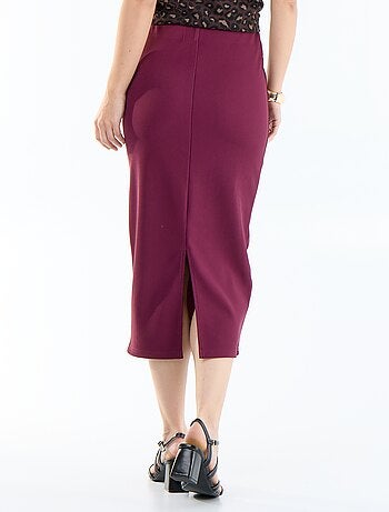 Jupe midi forme crayon