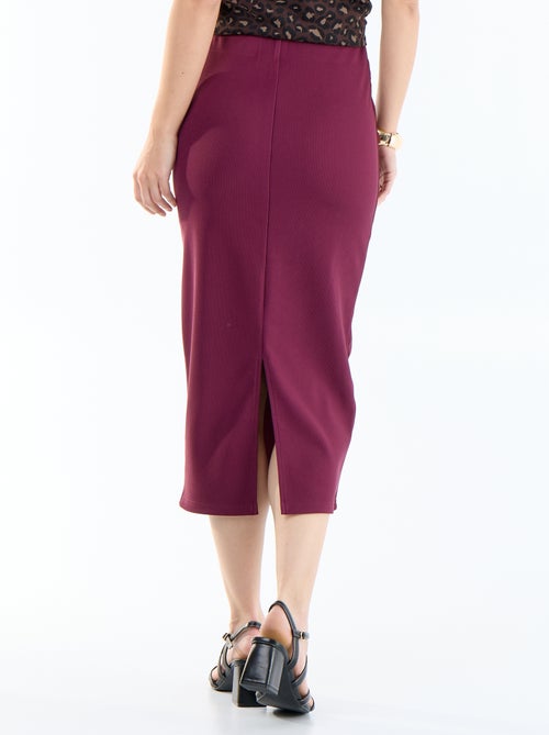 Jupe midi forme crayon - Kiabi