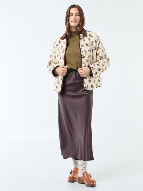 Jupe midi légère - Kiabi