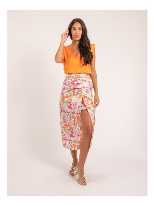 Jupe midi motifs XAMA - Kiabi