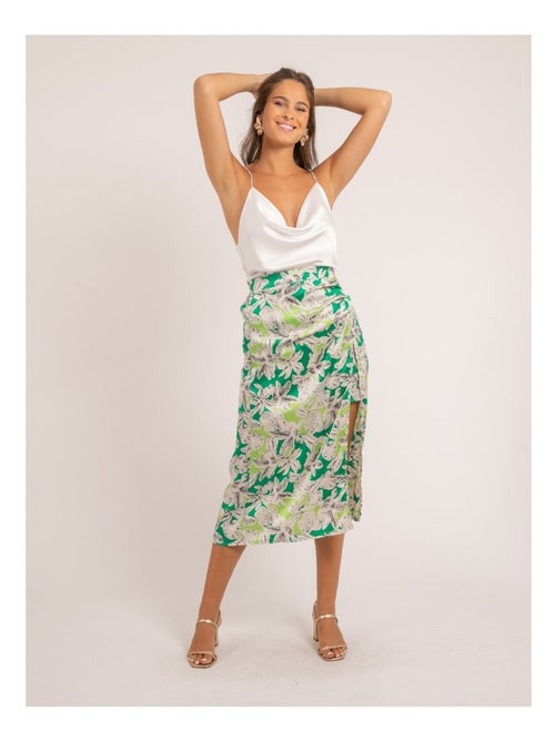 Jupe midi motifs XAMA - Kiabi