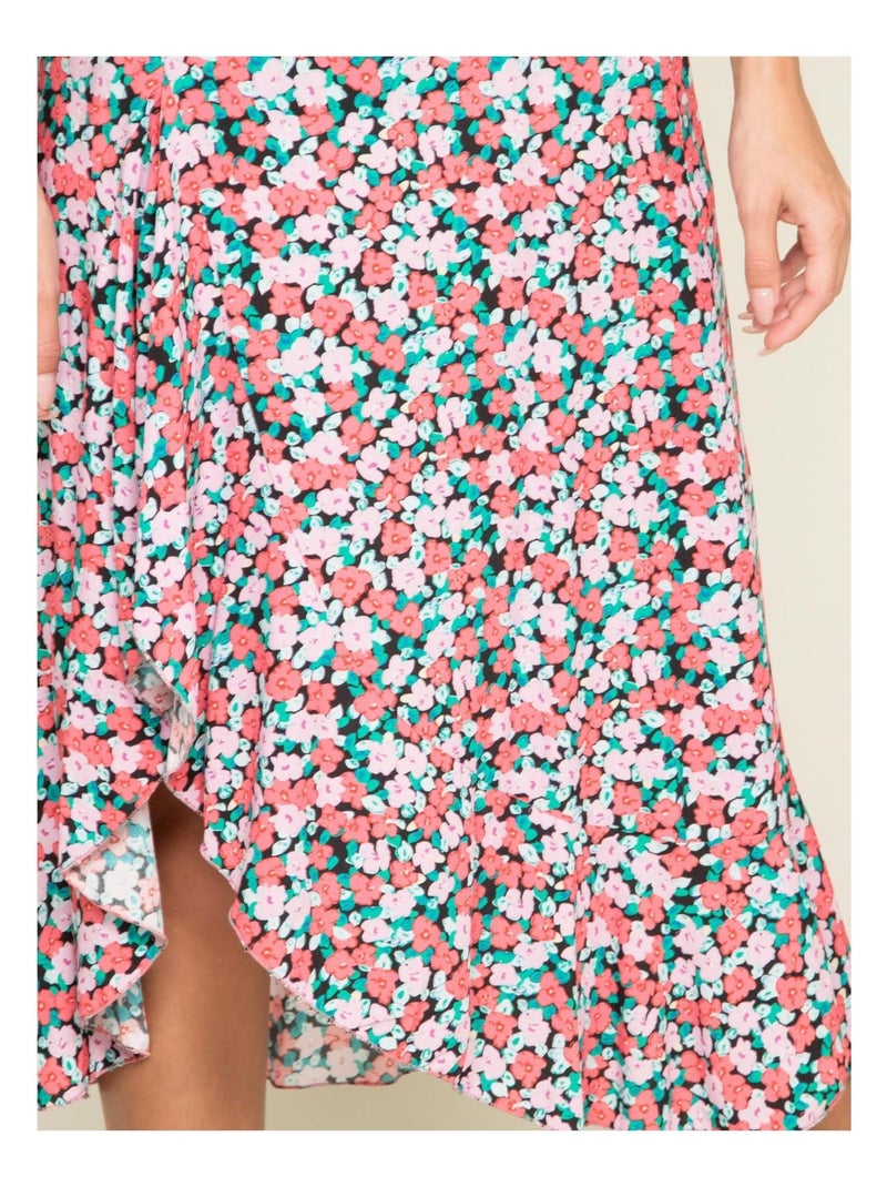 Jupe midi motifs XILAND Rose - Kiabi