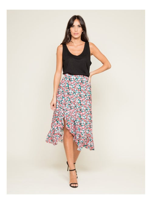 Jupe midi motifs XILAND - Kiabi