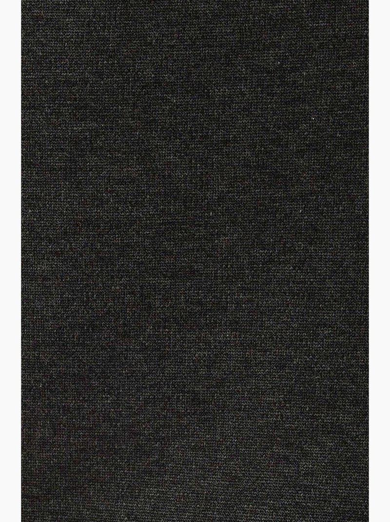 Jupe midi moulante taille haute hiccup Gris Noir - Kiabi