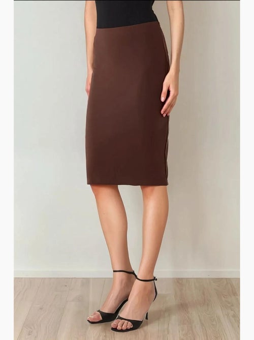 Jupe midi moulante taille haute hiccup - Kiabi Jupe midi moulante taille haute hiccup - Kiabi