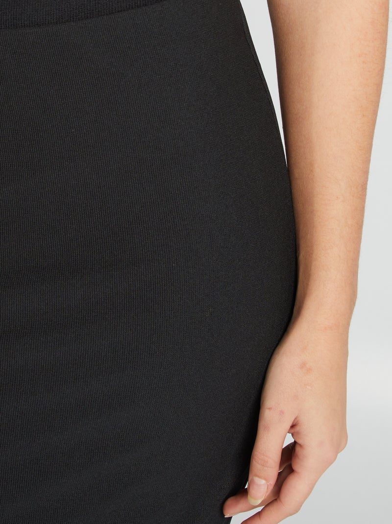 Jupe midi noir - Kiabi