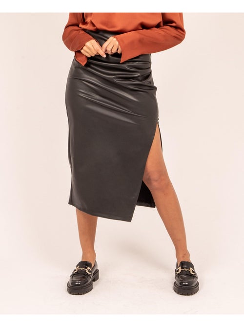 Jupe midi simili XALISA - Kiabi