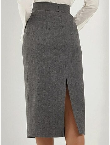 Jupe midi taille haute hiccup