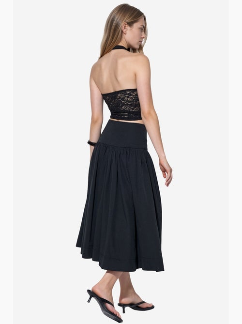 Jupe midi trapèze à taille haute busem - Kiabi